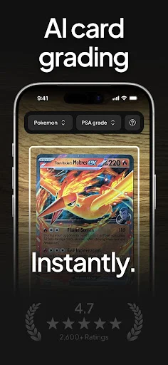 Card Grader Pro ڈاؤن لوڈ کریں – AI اور انسانی کارڈ گریڈنگ - Screenshot 1