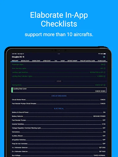 SimFly Pad ڈاؤن لوڈ کریں – فلائٹ سیمولیشن کے لیے بہترین چیک لسٹ - Screenshot 14