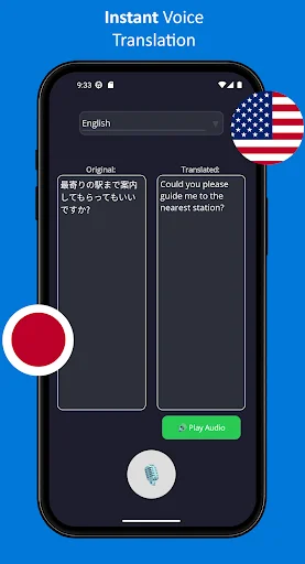 Voxira ڈاؤن لوڈ کریں – کسی بھی زبان میں فوری آواز کا ترجمہ - Screenshot 3
