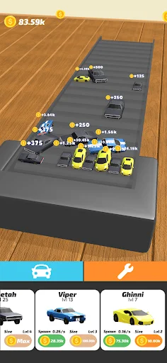 Idle Treadmill 3D ڈاؤن لوڈ کریں – کاروں کو اڑتے ہوئے دیکھیں - Screenshot 1