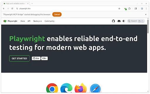 Playwright Extension ڈاؤن لوڈ کریں – AI براؤزر آٹومیشن - Screenshot 1