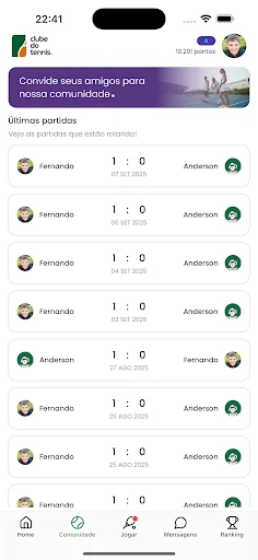 Clube do Tennis ڈاؤن لوڈ کریں – ٹینس کمیونٹی ایپ - Screenshot 4