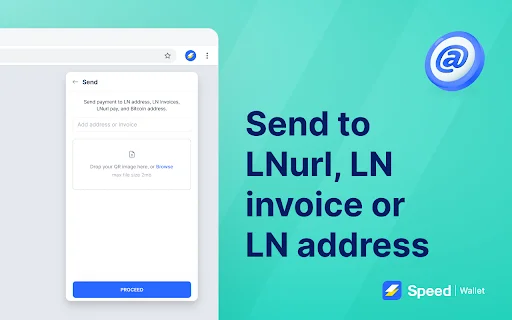 Speed Bitcoin Lightning Wallet ڈاؤن لوڈ کریں – تیز ترین کرپٹو لین دین - Screenshot 4