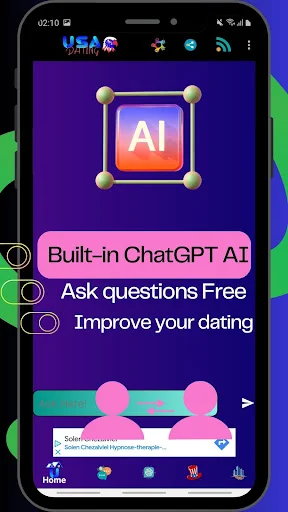 USA Dating ڈاؤن لوڈ کریں – امریکہ اور پیرس میں نئے دوست بنائیں - Screenshot 4