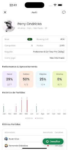 Clube do Tennis ڈاؤن لوڈ کریں – ٹینس کمیونٹی ایپ - Screenshot 2