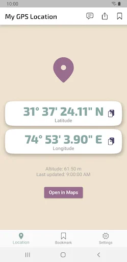 Find My GPS Coordinates ڈاؤن لوڈ کریں – درست مقام تلاش کریں - Screenshot 1