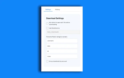 Bluesky Media Downloader ڈاؤن لوڈ کریں – ویڈیوز اور تصاویر محفوظ کریں - Screenshot 2