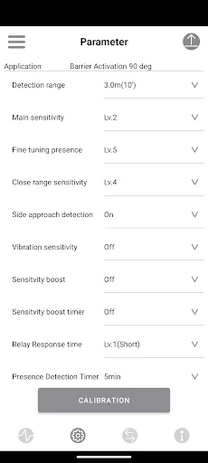 Virtual Loop ایپ ڈاؤن لوڈ کریں – OPTEX OVS-02 سینسر کنٹرول - Screenshot 3