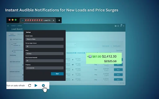 LoadFetcher ڈاؤن لوڈ کریں – Relay Amazon لوڈ بورڈ کے لیے بہترین ایکسٹینشن - Screenshot 4