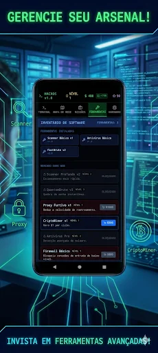 HackOs: Hacker Simulator ڈاؤن لوڈ کریں – جدید ہیکنگ سمیلیٹر - Screenshot 6