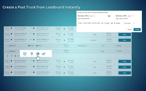 LoadFetcher ڈاؤن لوڈ کریں – Relay Amazon لوڈ بورڈ کے لیے بہترین ایکسٹینشن - Screenshot 3