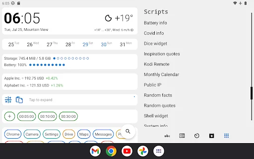 AIO Launcher ڈاؤن لوڈ کریں – اینڈرائیڈ کے لیے بہترین کسٹمائز ایبل لانچر - Screenshot 8