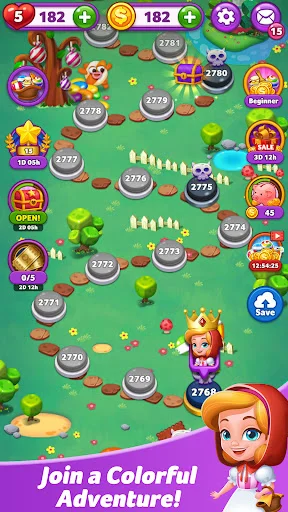 Lollipop: Sweet Taste Match 3 ڈاؤن لوڈ کریں – بہترین پزل گیم - Screenshot 15