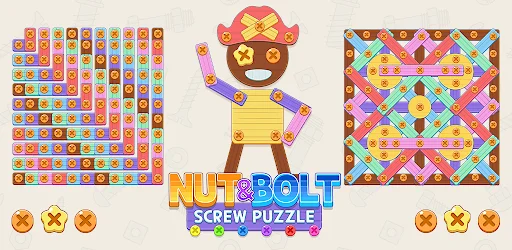 Screw It Out: Wood Puzzle ڈاؤن لوڈ کریں – دماغی کھیل - Screenshot 1