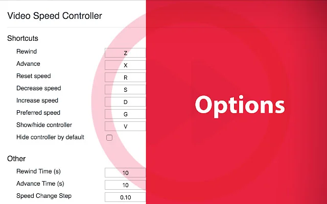 Video Speed Controller ڈاؤن لوڈ کریں – HTML5 ویڈیوز کی رفتار کنٹرول کریں - Screenshot 2