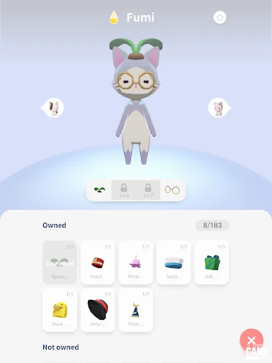 Dear My Cat ڈاؤن لوڈ کریں – بہترین آرام دہ بلیوں کا کھیل - Screenshot 21