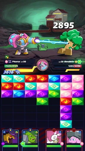Mana Monsters ڈاؤن لوڈ کریں – بہترین ٹیکٹیکل پزل RPG گیم - Screenshot 1