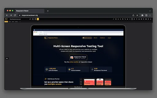 Responsive Viewer ڈاؤن لوڈ کریں – ویب ڈویلپرز کے لیے بہترین ٹول - Screenshot 3