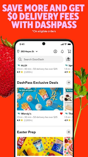 DoorDash ڈاؤن لوڈ کریں – کھانا اور گروسری کی فوری ڈیلیوری - Screenshot 4