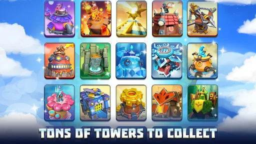 Wild Sky TD ڈاؤن لوڈ کریں – بہترین اسٹریٹجک ٹاور ڈیفنس گیم - Screenshot 5