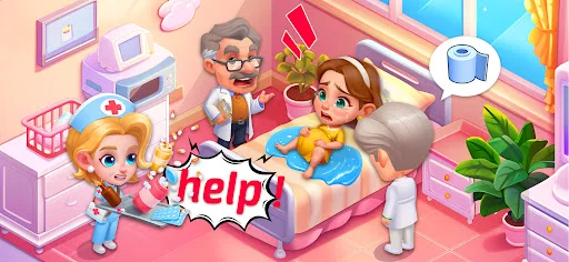 Hospital Madness ڈاؤن لوڈ کریں – ڈاکٹر بنیں اور کلینک بنائیں - Screenshot 19