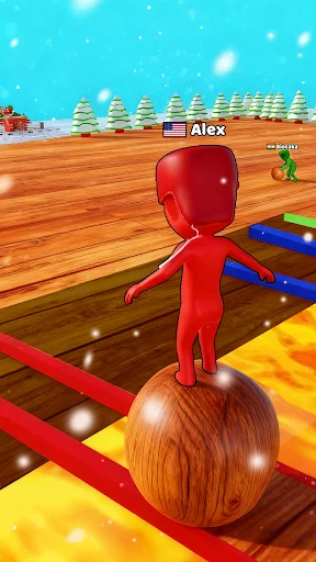 Snow Race 3D ڈاؤن لوڈ کریں – بہترین برفانی ریسنگ گیم - Screenshot 17