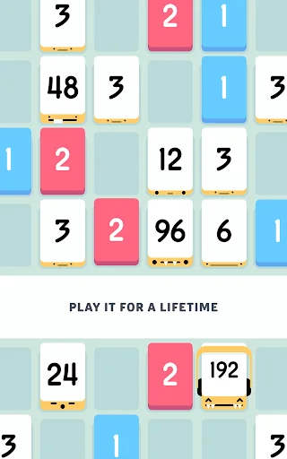 Threes! ڈاؤن لوڈ کریں – لت لگانے والی بہترین پزل گیم مفت - Screenshot 15
