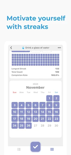 Habit Streak Tracker ایپ ڈاؤن لوڈ کریں – روزانہ کی عادات بنائیں - Screenshot 6