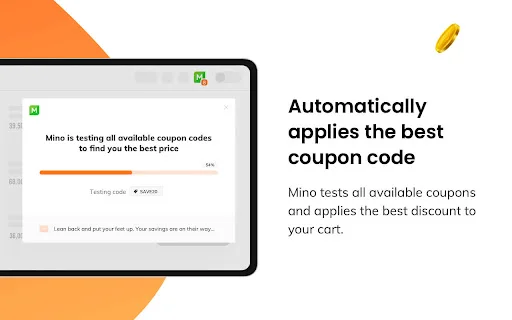 Mino: Automatic Coupons & Cash Back ڈاؤن لوڈ کریں – آن لائن بچت - Screenshot 2