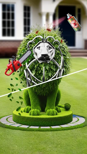 Lawn Care ASMR Cleaning ڈاؤن لوڈ کریں – بہترین گارڈن گیم - Screenshot 3