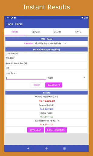 Financial Calculator India ڈاؤن لوڈ کریں – بہترین مالیاتی ٹولز - Screenshot 11