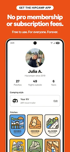 Hipcamp ڈاؤن لوڈ کریں – کیمپنگ اور RV ریزورٹس بکنگ ایپ - Screenshot 8