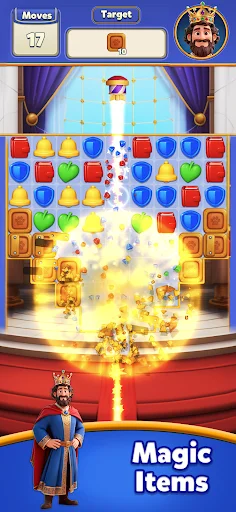 Royal Journey ڈاؤن لوڈ کریں – دلچسپ میچ 3 پزل گیم مفت - Screenshot 4
