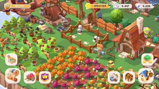 The Secret of Cat Island ڈاؤن لوڈ کریں – بلیوں کا پیارا فارمنگ گیم - Screenshot 15