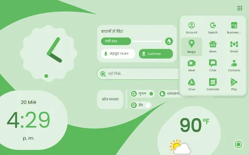 Material You NewTab ڈاؤن لوڈ کریں – بہترین براؤزر ہوم پیج - Screenshot 3