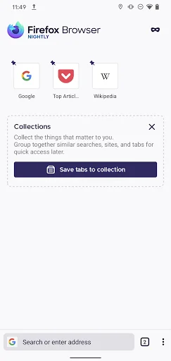 Firefox Nightly ڈاؤن لوڈ کریں – ڈویلپرز کے لیے بہترین براؤزر - Screenshot 1
