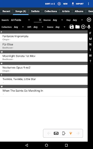 MobileSheets Trial ڈاؤن لوڈ کریں – موسیقاروں کے لیے بہترین شیٹ میوزک ویور - Screenshot 1