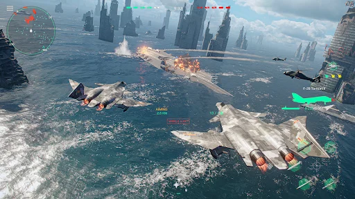 Modern Warships ڈاؤن لوڈ کریں – جدید بحری جنگی کھیل - Screenshot 8