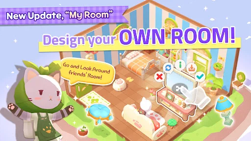 The Secret of Cat Island ڈاؤن لوڈ کریں – بلیوں کا پیارا فارمنگ گیم - Screenshot 17