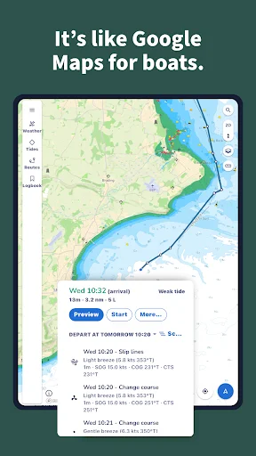 Savvy Navvy Boating Navigation ڈاؤن لوڈ کریں – جدید میرین چارٹس اور GPS - Screenshot 9