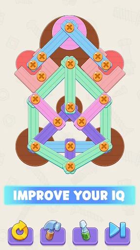 Screw It Out: Wood Puzzle ڈاؤن لوڈ کریں – دماغی کھیل - Screenshot 18