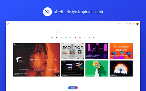 Muzli ڈاؤن لوڈ کریں – ڈیزائنرز کے لیے بہترین انسپیریشن ہب - Screenshot 1