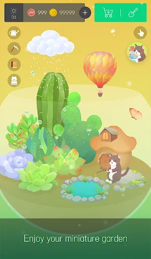 My Little Terrarium ڈاؤن لوڈ کریں – پرسکون اور دلکش آئیڈل گیم - Screenshot 7