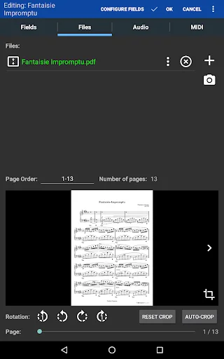 MobileSheets Trial ڈاؤن لوڈ کریں – موسیقاروں کے لیے بہترین شیٹ میوزک ویور - Screenshot 5