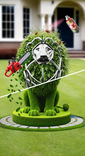 Lawn Care ASMR Cleaning ڈاؤن لوڈ کریں – بہترین گارڈن گیم - Screenshot 9