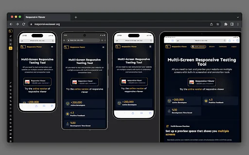 Responsive Viewer ڈاؤن لوڈ کریں – ویب ڈویلپرز کے لیے بہترین ٹول - Screenshot 2