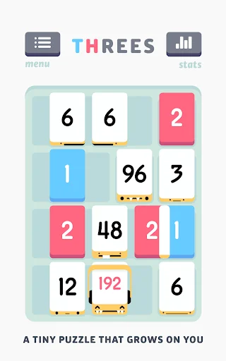 Threes! ڈاؤن لوڈ کریں – لت لگانے والی بہترین پزل گیم مفت - Screenshot 11