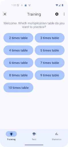 Times Tables ایپ ڈاؤن لوڈ کریں – ریاضی کے پہاڑے سیکھیں - Screenshot 1