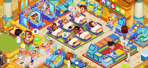 Hospital Madness ڈاؤن لوڈ کریں – ڈاکٹر بنیں اور کلینک بنائیں - Screenshot 7