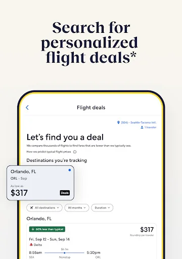 Expedia ڈاؤن لوڈ کریں – سستے ہوٹل، پروازیں اور کاریں بک کریں - Screenshot 20